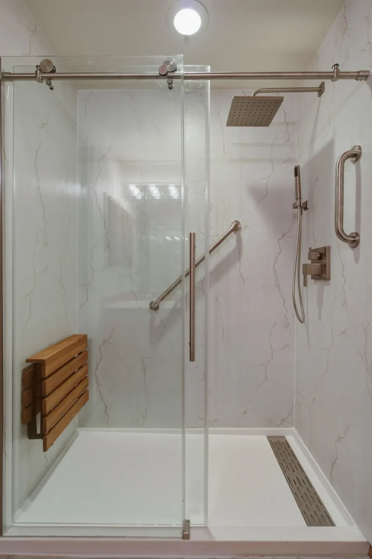 Renton accessible shower remodel by Nana Bath